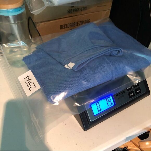 J. Jill Linen Blend Tunic Top Blue 3/4 Sleeve - Picture 7 of 7